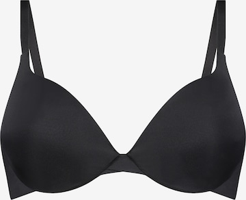 HunkemöllerPush-up Grudnjak - crna boja: prednji dio