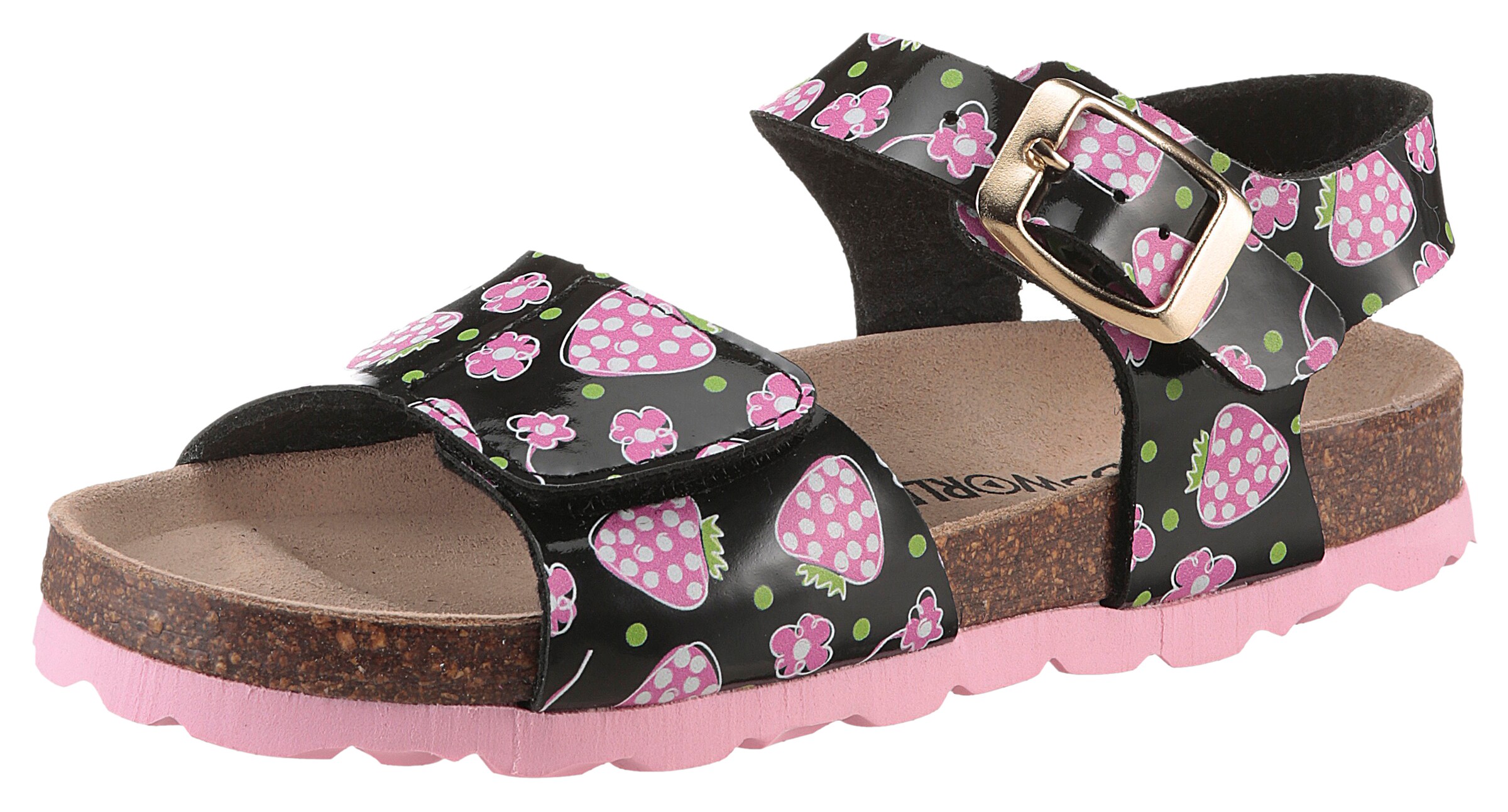 Kidsworld Sandale in Schwarz: Vorderseite