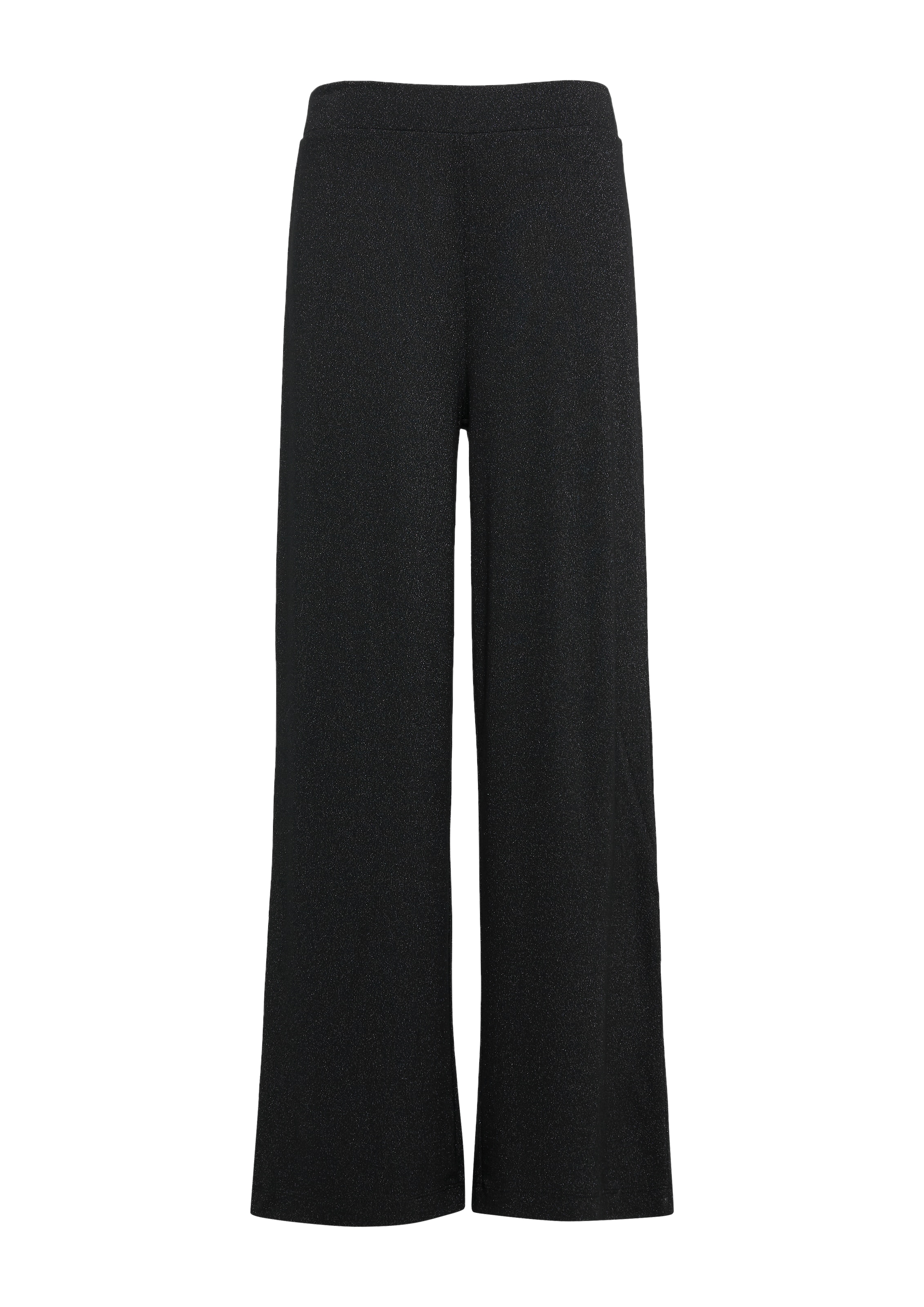 Loosefit Pantalon COMMA en noir : devant