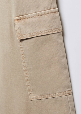 MANGO Regular Jeans i beige