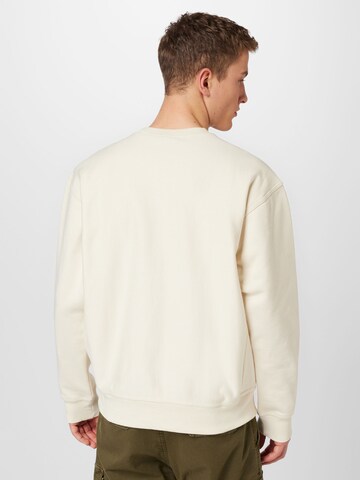 Carhartt WIP Sweatshirt 'American Script' in Beige