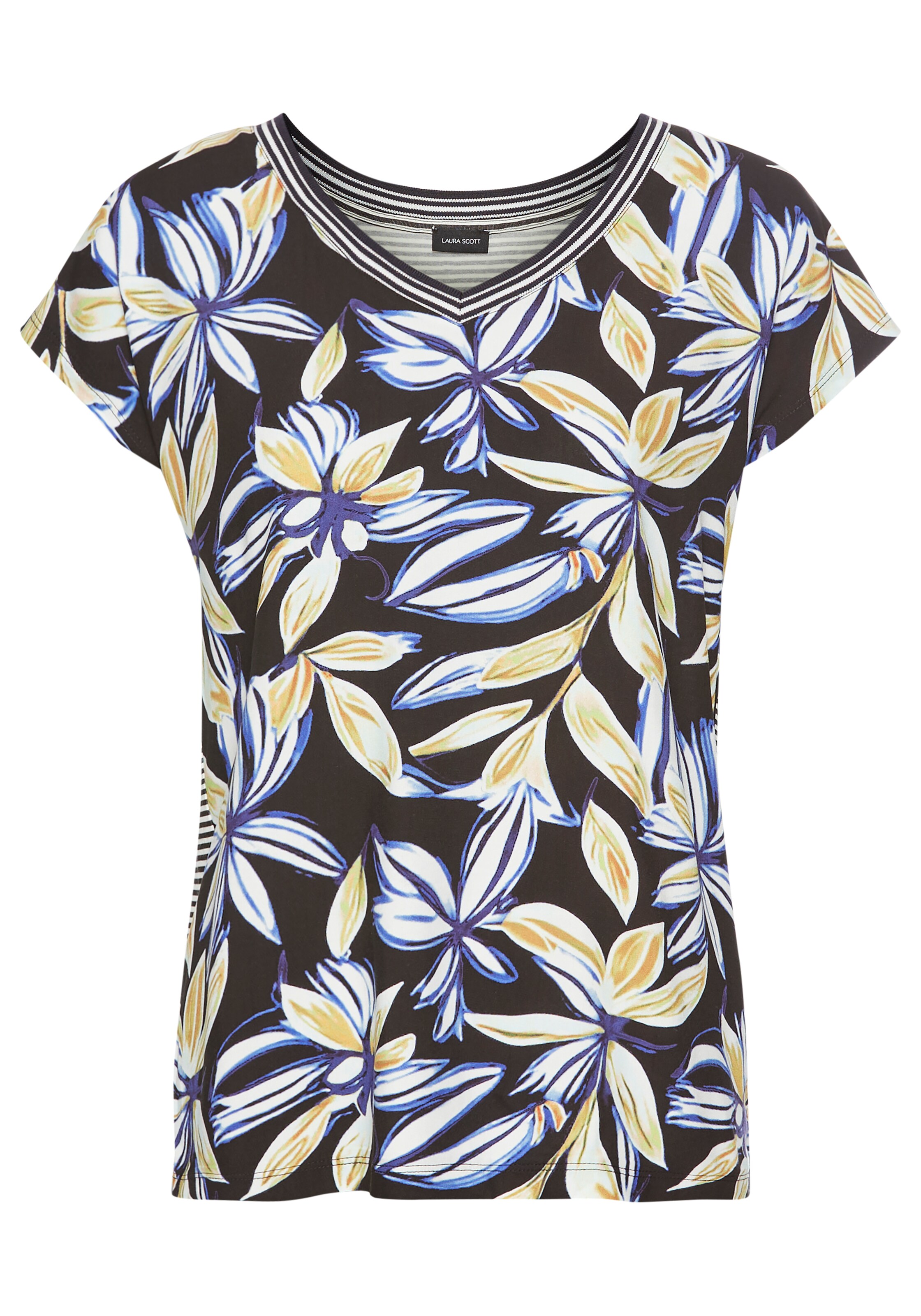 LAURA SCOTT Blouse in Black: front