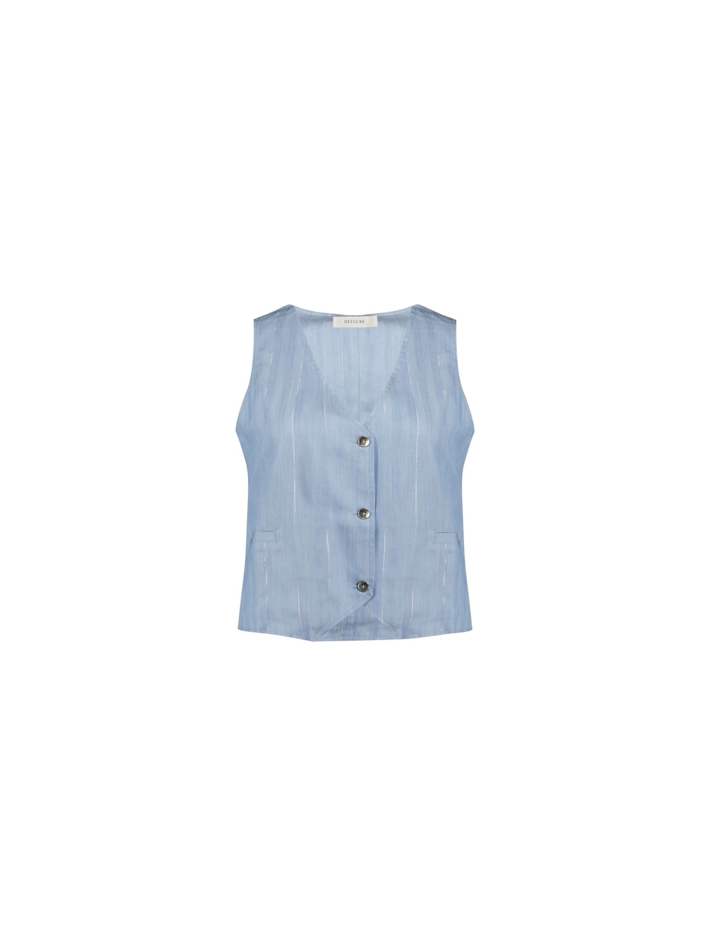 Veste mi-saison Deeluxe en bleu : devant