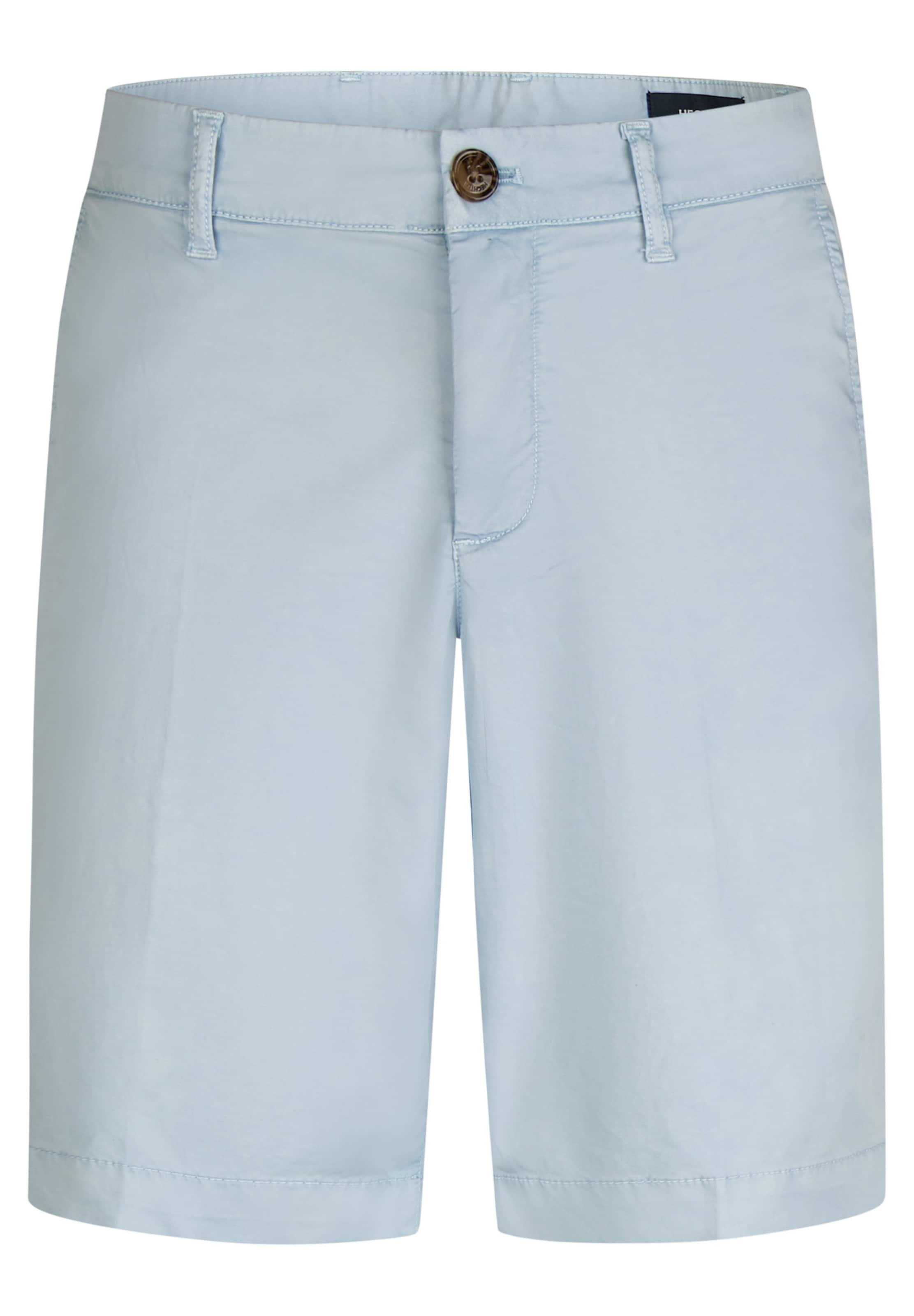 HECHTER PARIS Regular Chino trousers in Blue: front
