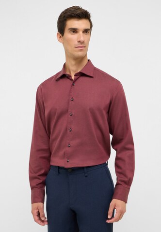 ETERNA Regular fit Business shirt in Red: front