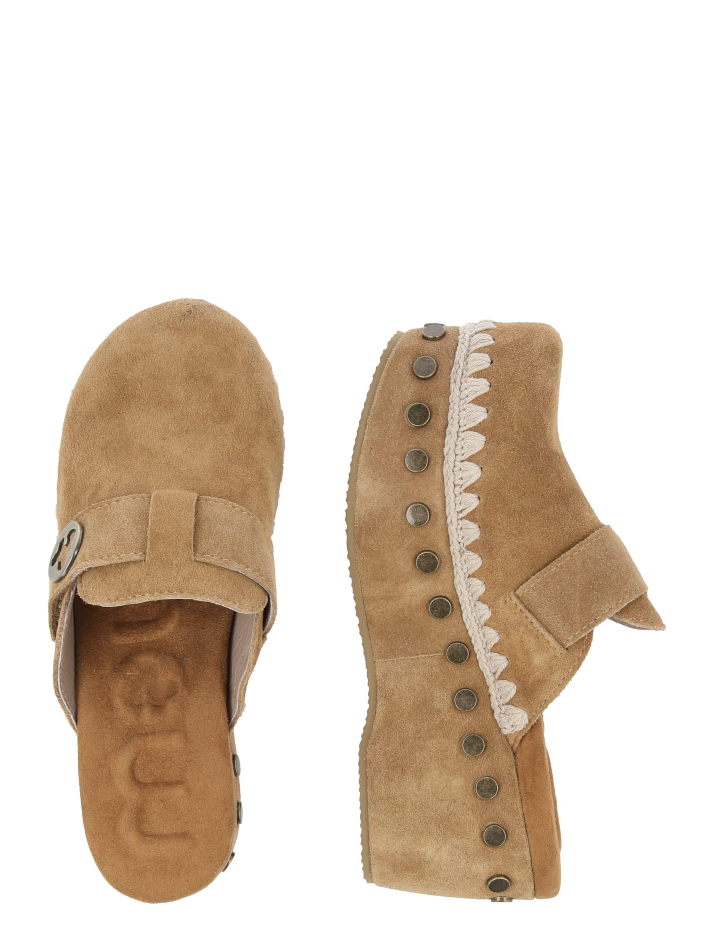MOU - Zuecos en marrón