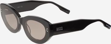 McQ Alexander McQueen Sonnenbrille in Schwarz: predná strana