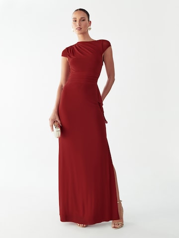 BWLDR Avondjurk 'HOWARD' in Rood: voorkant