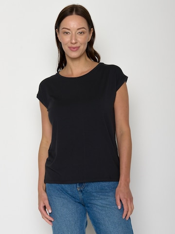 GREENBOMB Shirt 'Timid Basic' in Zwart: voorkant