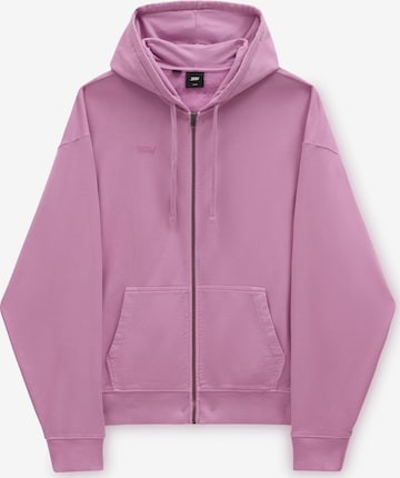 VANS Zip-Up Hoodie 'EVERYDAY' in Purple: front