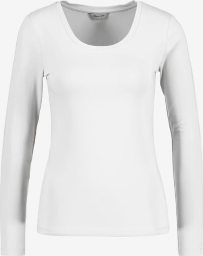 GANT T-shirt en blanc, Vue avec produit