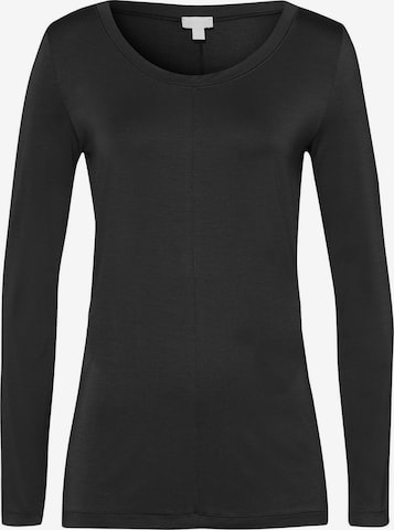 Hanro Longsleeve ' Yoga ' in Schwarz: predná strana