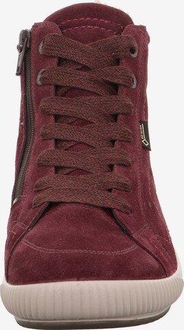SUPERFIT Lace-Up Ankle Boots in Red