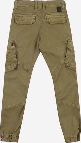 ALPHA INDUSTRIES Tapered Παντελόνι σε πράσινο