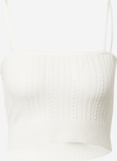 Cotton On Tops en tricot en blanc naturel, Vue avec produit