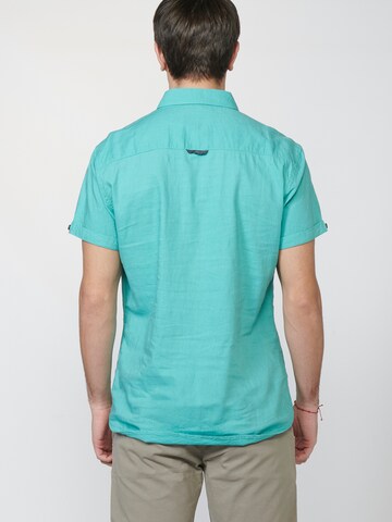 KOROSHI - Regular Fit Camisa em verde