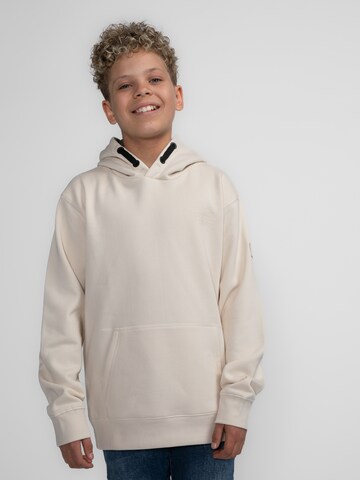 Petrol Industries Sweatshirt 'Selawik' in Beige: voorkant