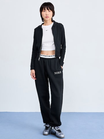 Nike Sportswear - Loosefit Pantalón 'PHNX FLC' en negro