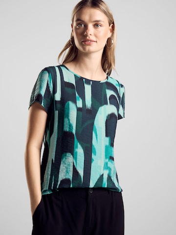 T-shirt STREET ONE en vert : devant