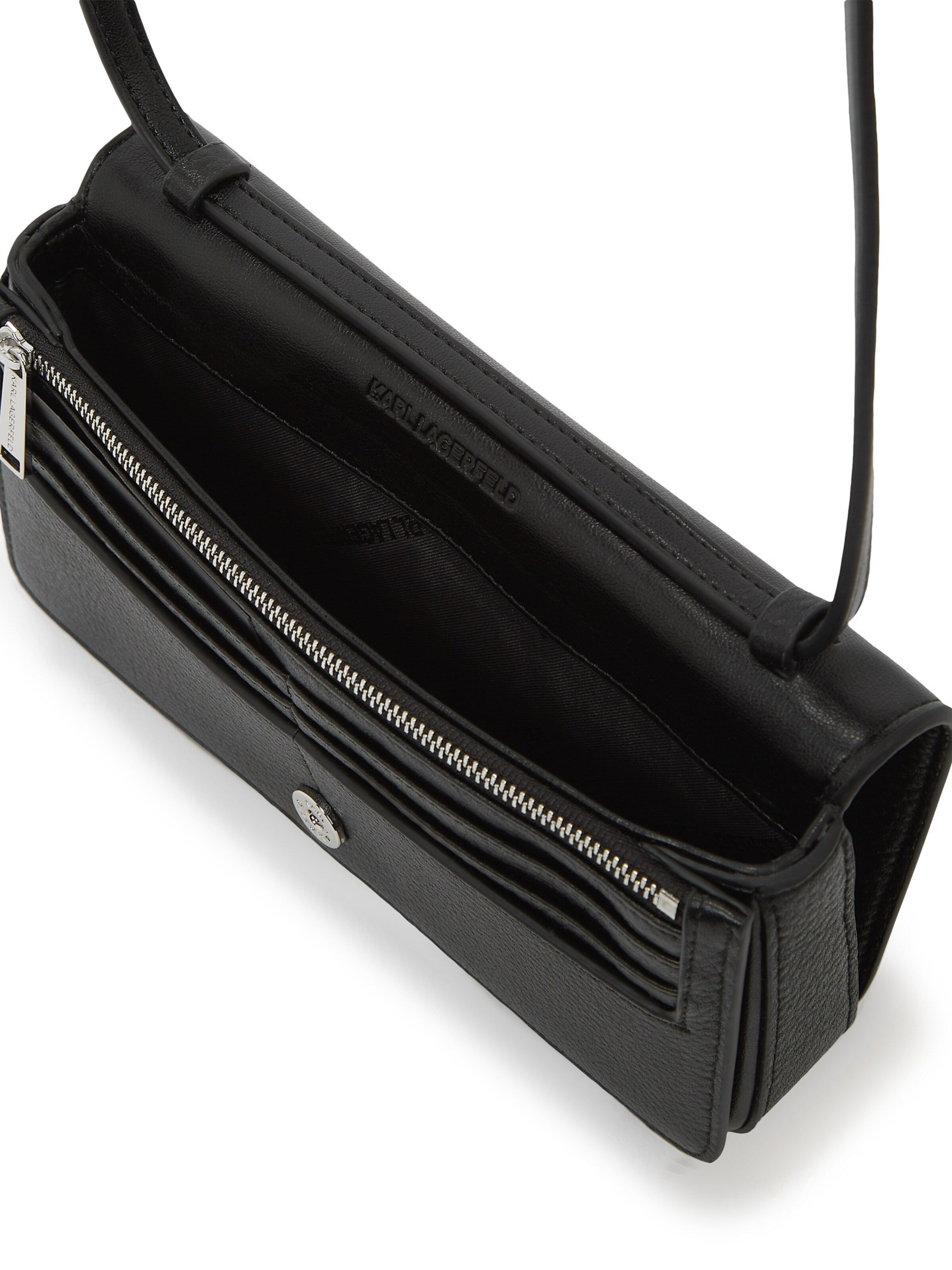 Karl Lagerfeld Чанта с презрамки в черно