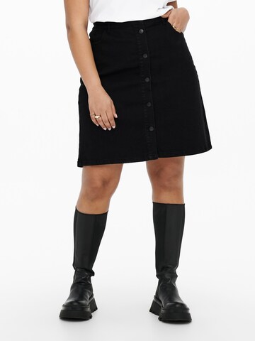 ONLY Carmakoma Skirt 'Manni' in Black: front