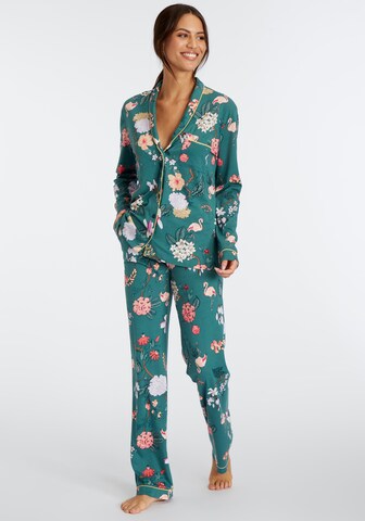 LASCANA Pajama in Green: front