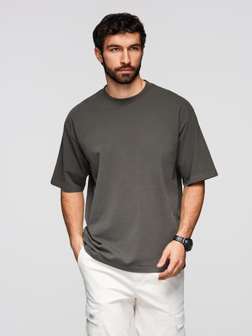 Ombre Shirt in Grijs: voorkant