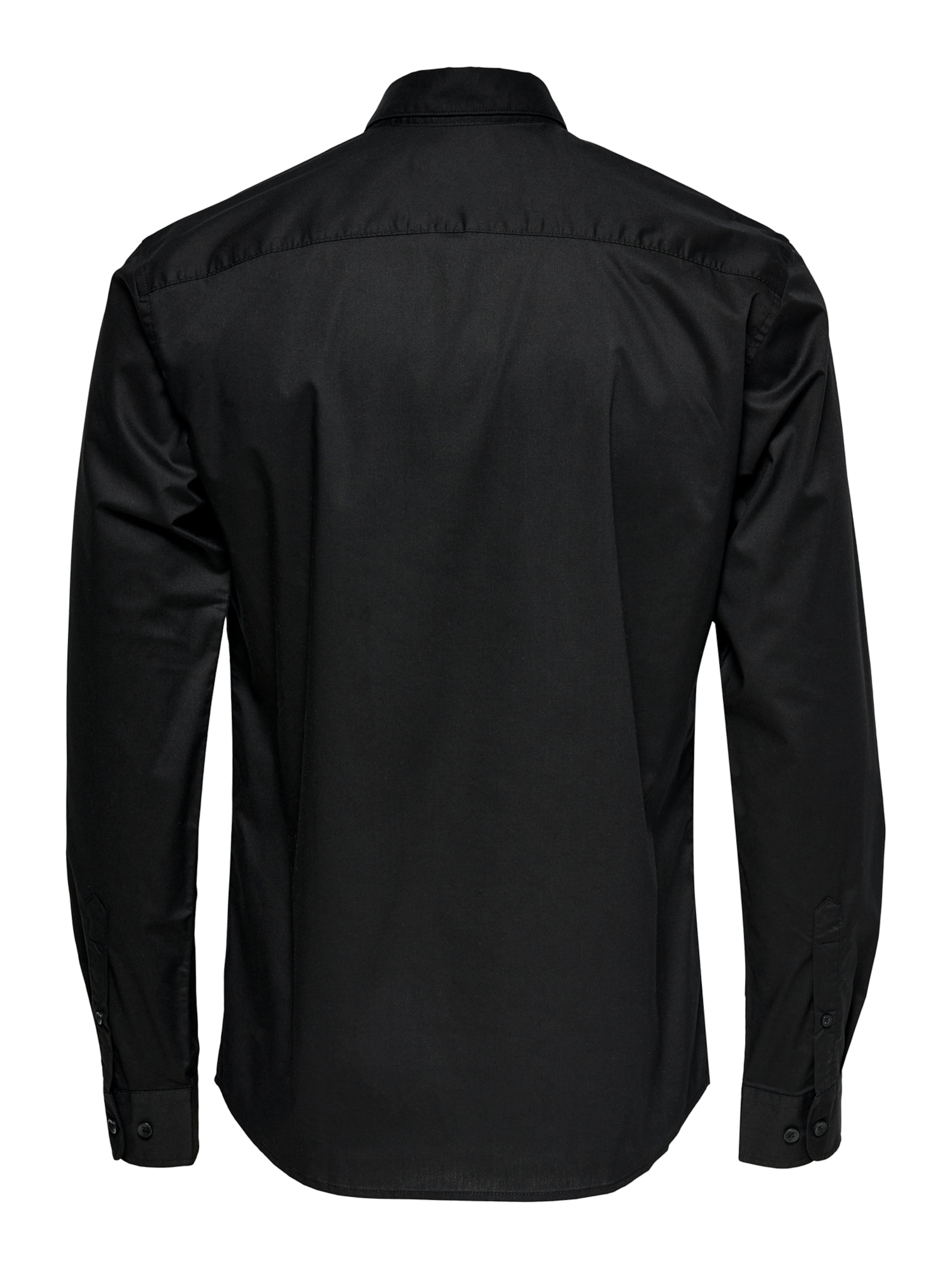 Only & Sons Slim Fit Риза 'ONSSANE' в черно