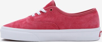 Sneaker bassa 'Authentic' di VANS in rosso