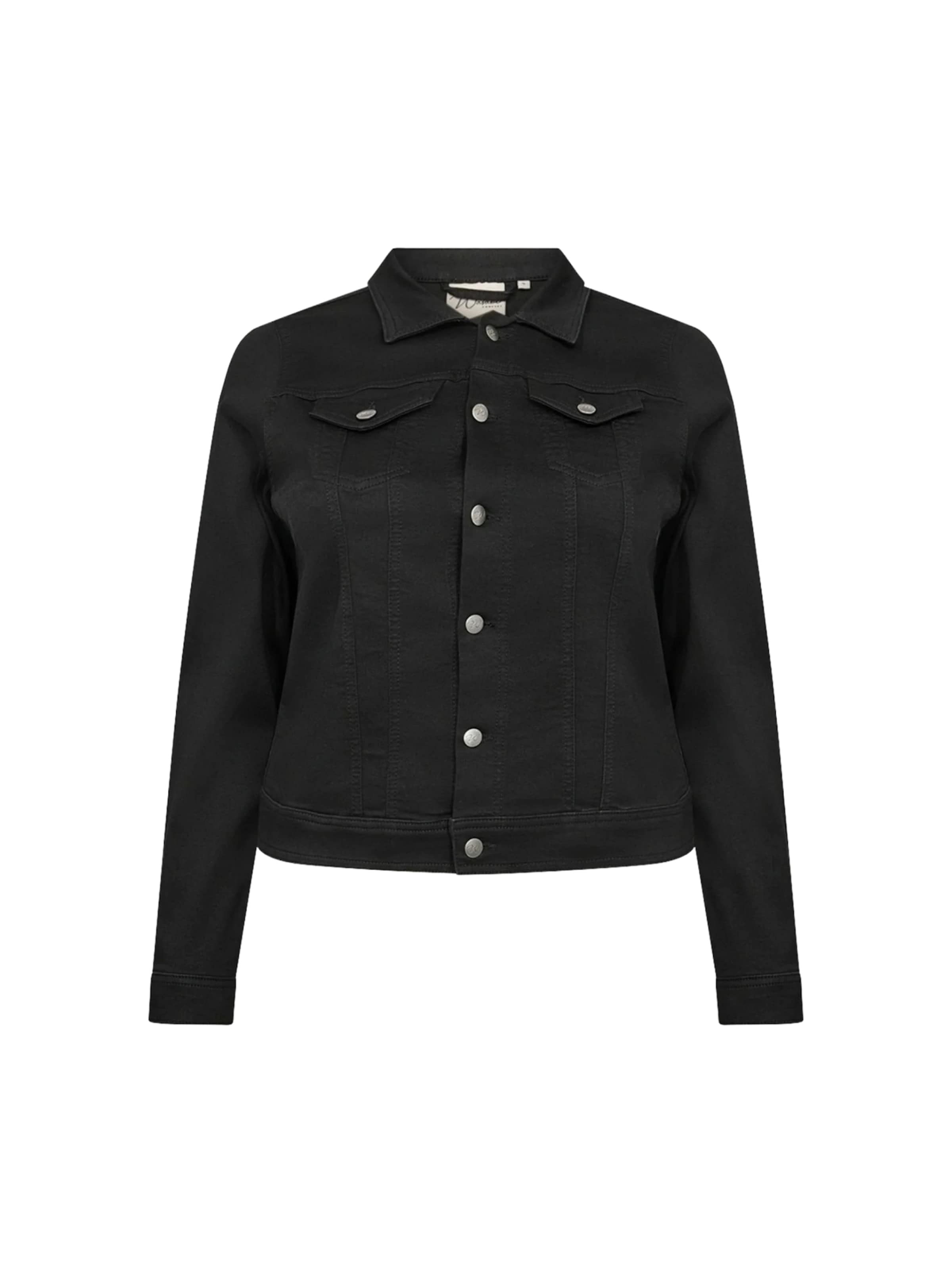 Wasabi Concept Tussenjas 'Summer' in Zwart: voorkant