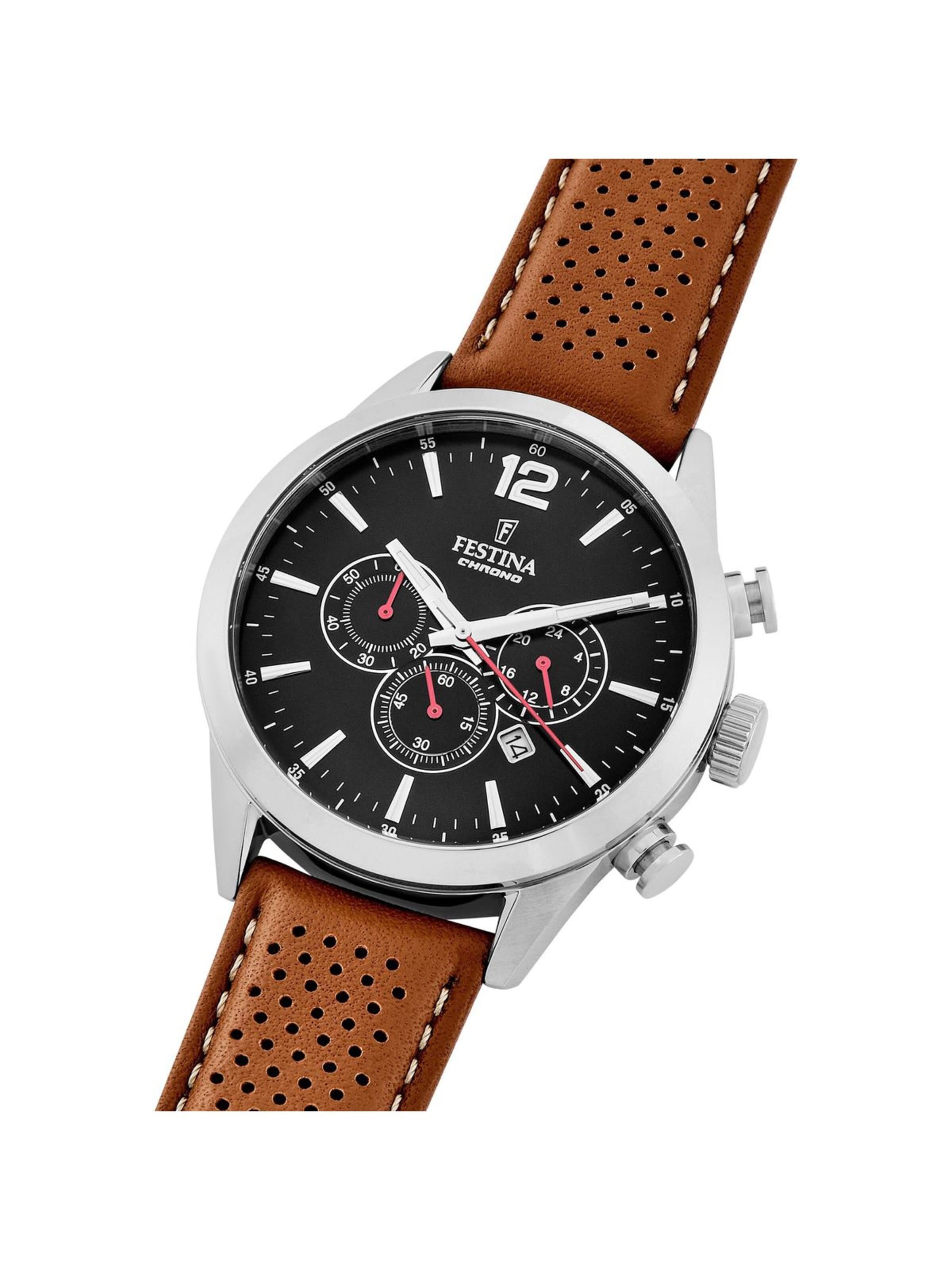 FESTINA Analoguhr 'TIMELESS CHRONOGRAPH'‌‌ in Schwarz