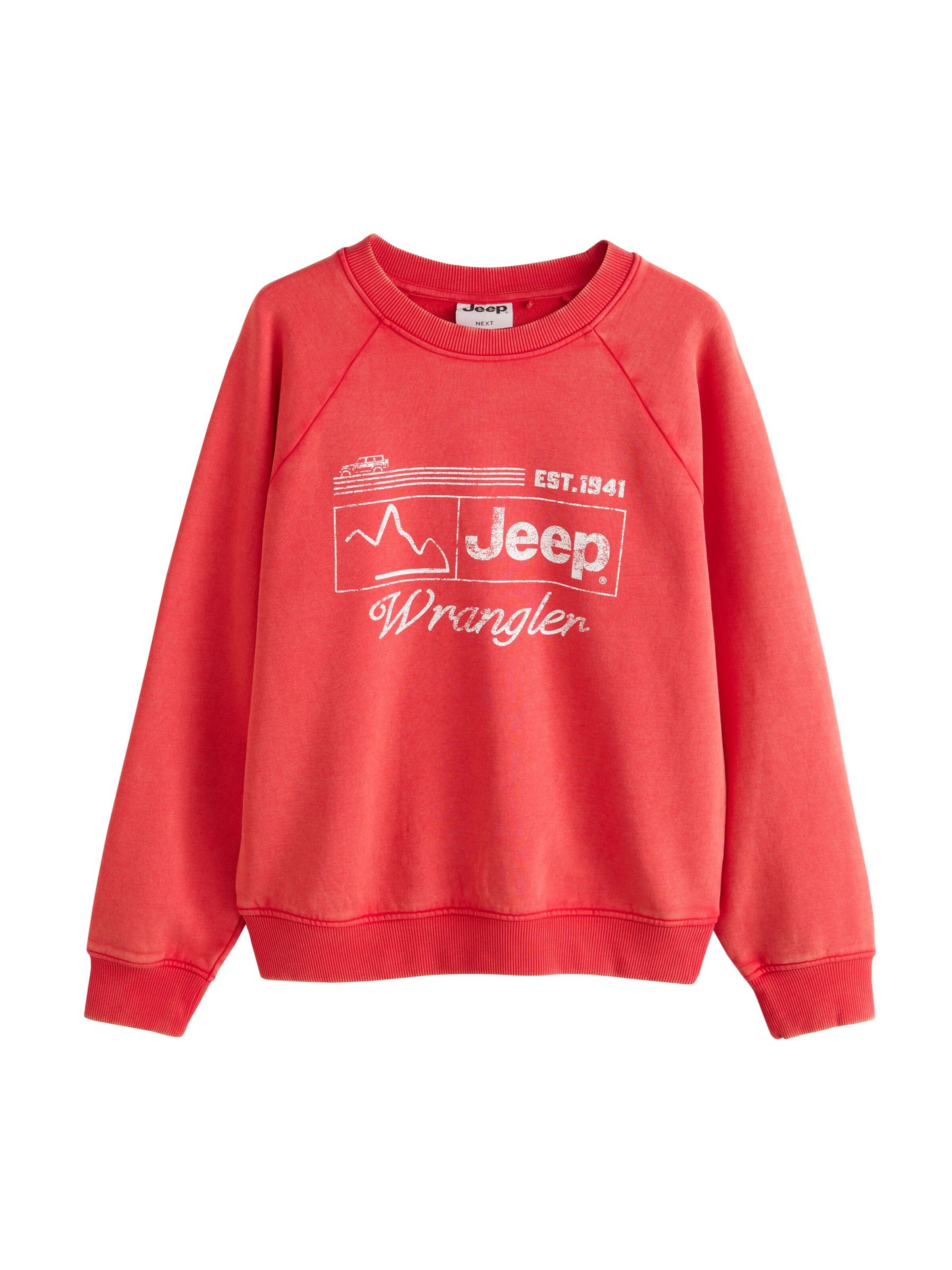 Sweat-shirt Next en rouge : devant