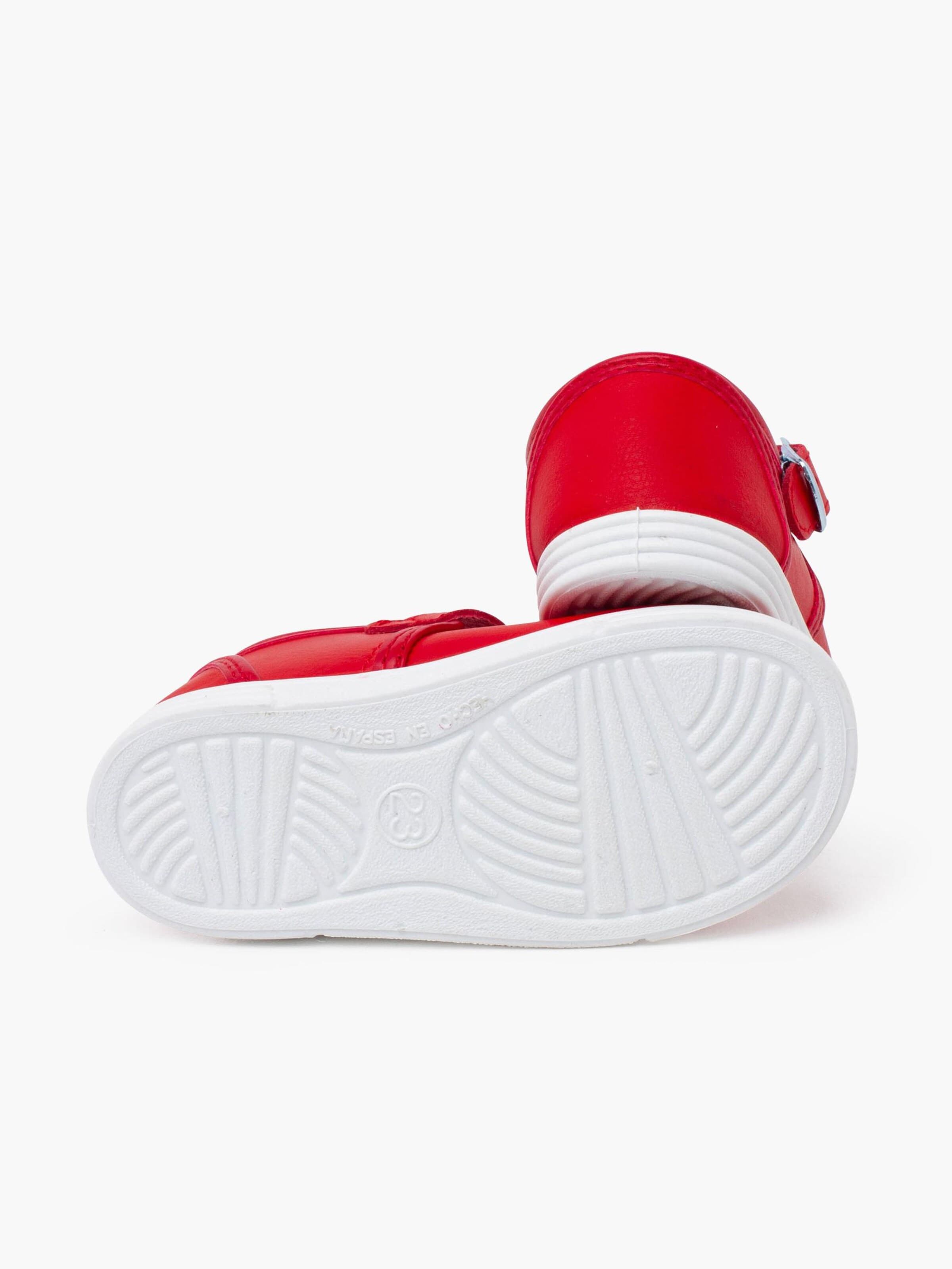 Pisamonas - Zapatos primeros pasos en rojo