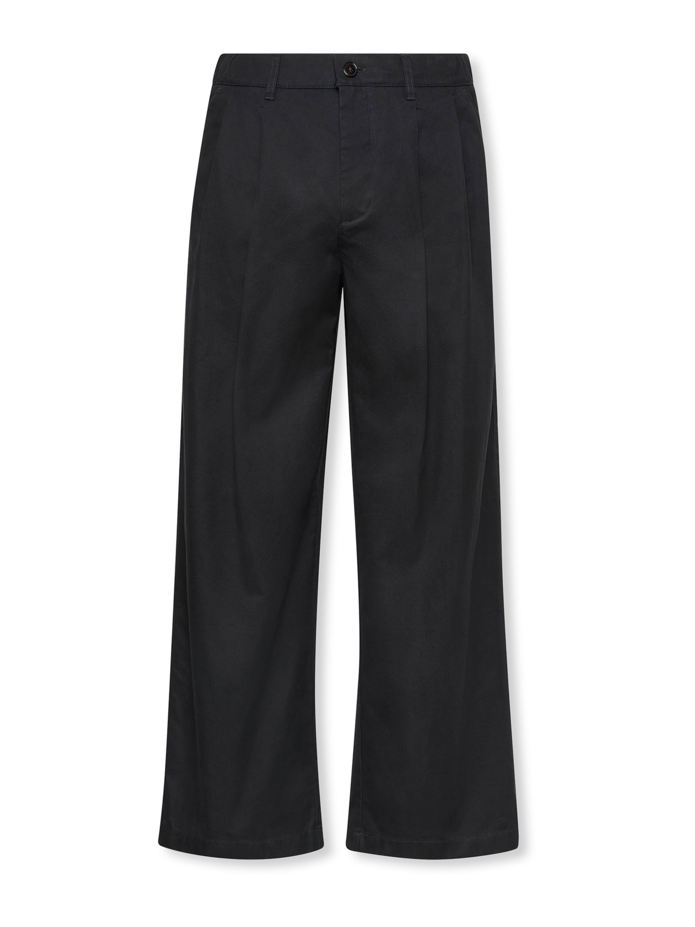 Calvin Klein Lużny krój Cygaretki w kolorze czarny: przód