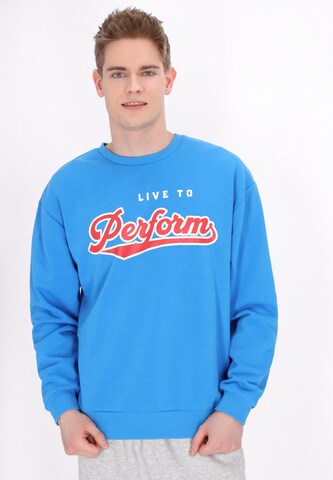 Mo ATHLSR - Sudadera 'Back To School' en azul: frente