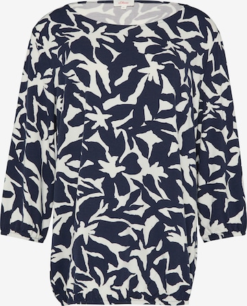 s.Oliver Shirt in Blauw: voorkant