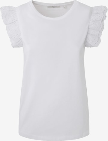 Pepe Jeans - Camiseta 'LINDSAY' en blanco: frente