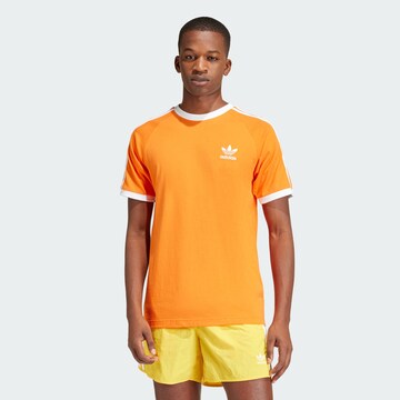 ADIDAS ORIGINALS Shirt 'Adicolor Classics' in Orange: front