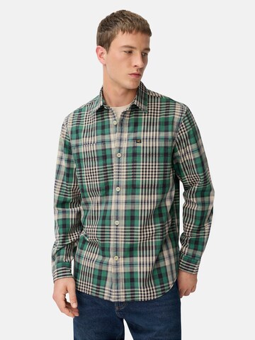 CAMEL ACTIVE Regular fit Button Up Shirt in Green: front