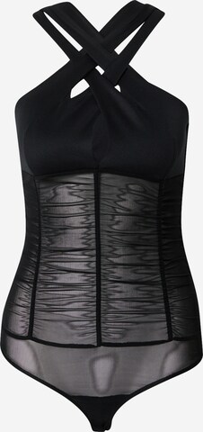 LeGer by Lena Gercke - Camisa body 'Marika' em preto: frente