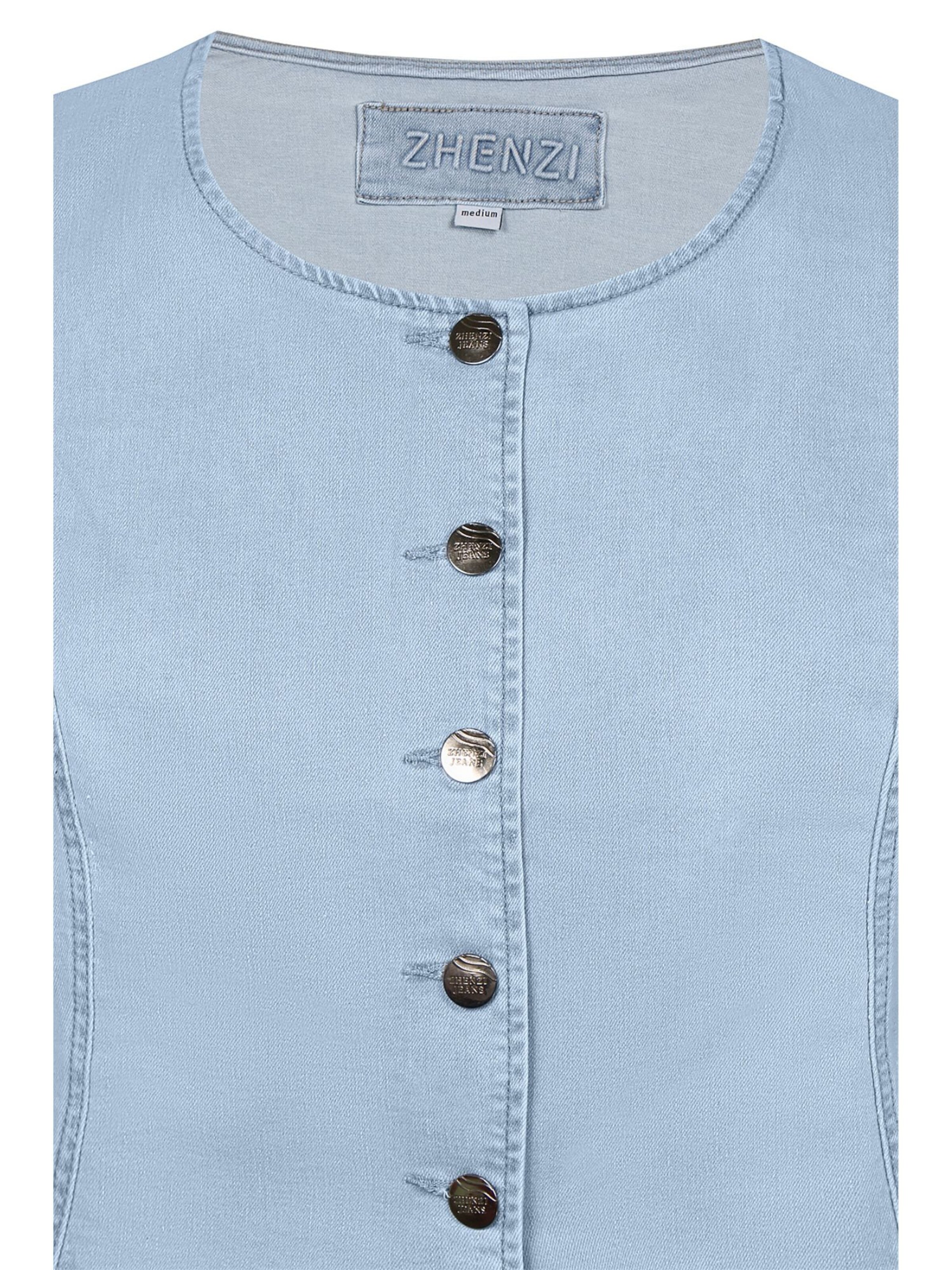 Zhenzi Bodywarmer 'Joana 1396' in Blauw
