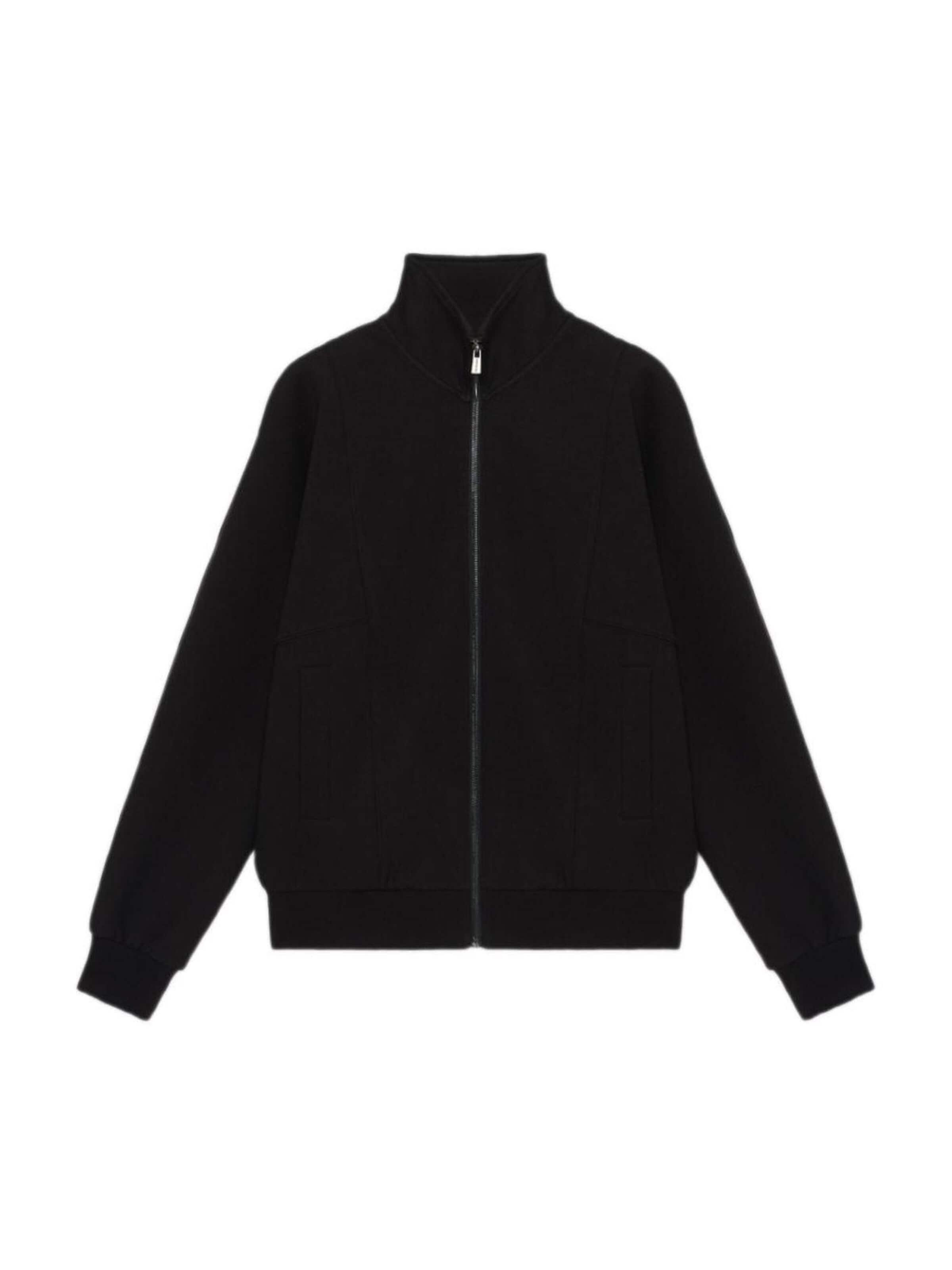 Trussardi Sweat jacket in Black: front