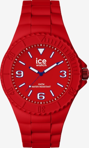 ICE WATCH Analoguhr in Rot: predná strana