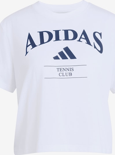XS dydžio Sportiniai marškinėliai 'HRTG' iš ADIDAS PERFORMANCE, spalva – tamsiai mėlyna / balta, Prekių apžvalga