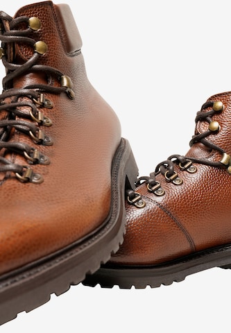 Henry Stevens Lace-Up Boots 'Barkley HB' in Brown