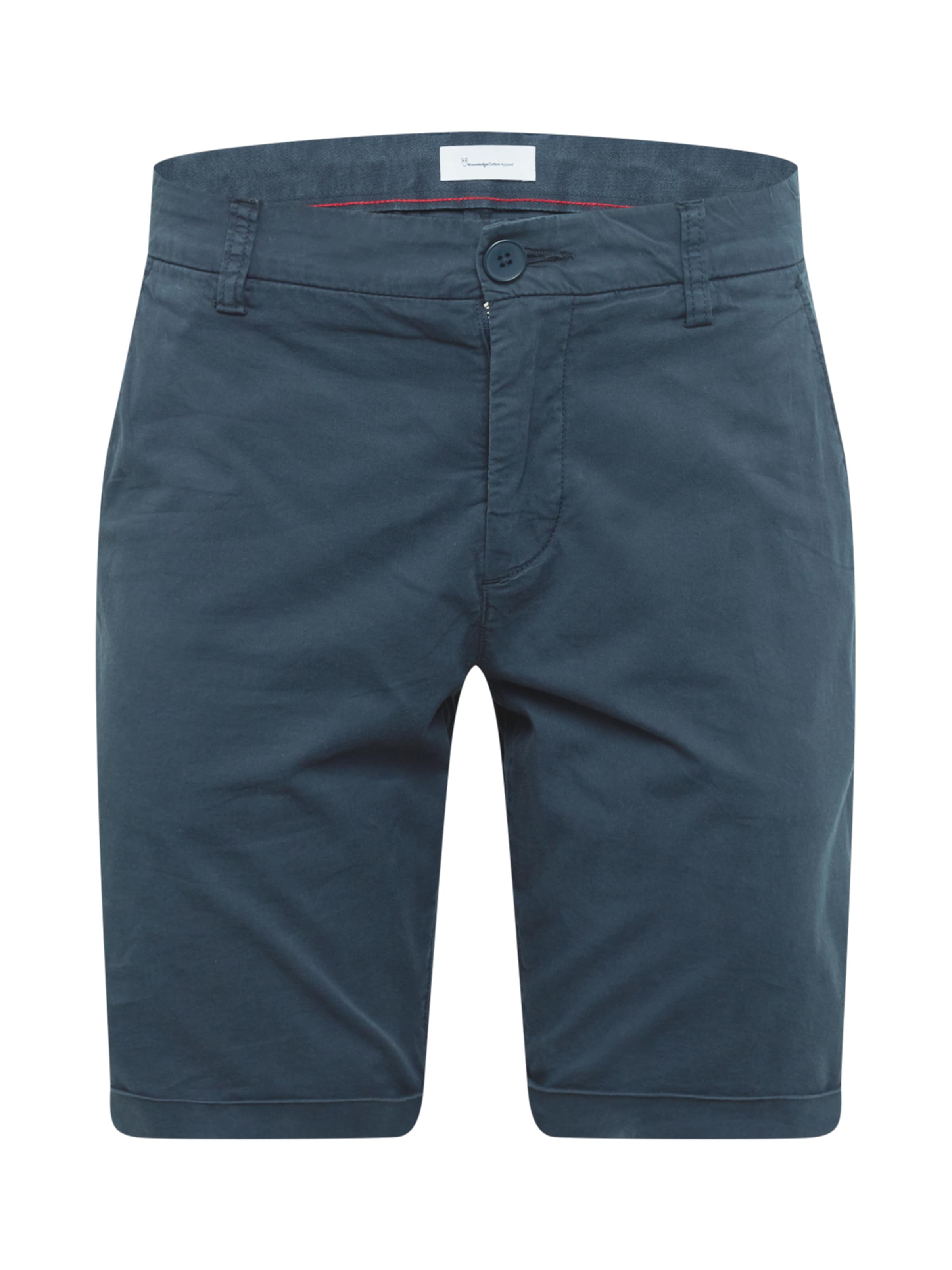 KnowledgeCotton Apparel regular Παντελόνι τσίνο 'CHUCK' σε μπλε: μπροστά