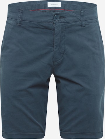 KnowledgeCotton Apparel - Regular Calças chino 'CHUCK' em azul: frente