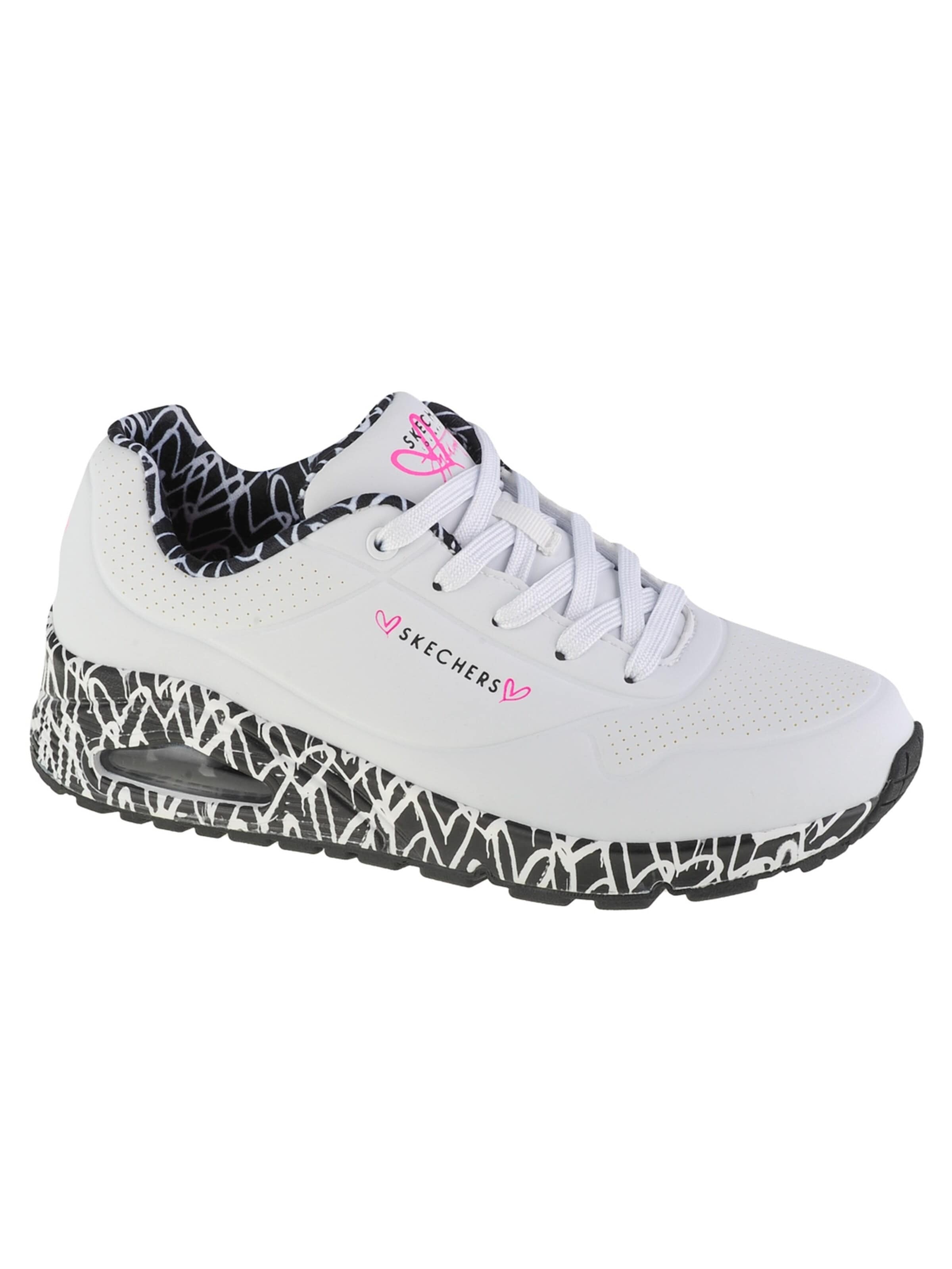 SKECHERS Platform trainers 'Skechers Uno-Loving Love' in White: front