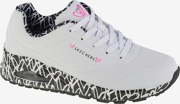 SKECHERS Platform trainers 'Skechers Uno-Loving Love' in White: front