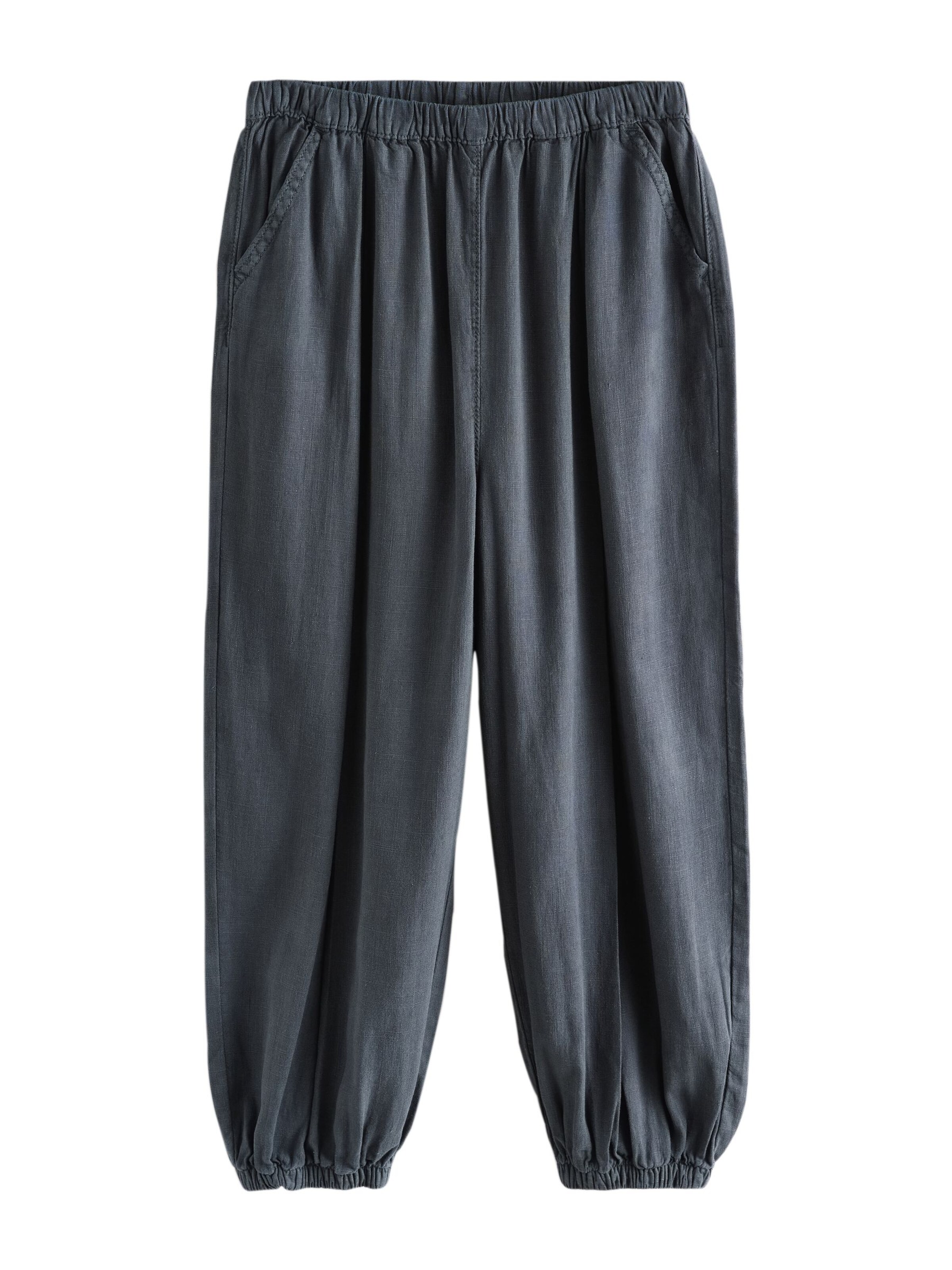 Next Tapered Broek in Grijs: voorkant